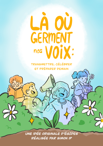 là où germent nos voix - roman graphique d'Égides